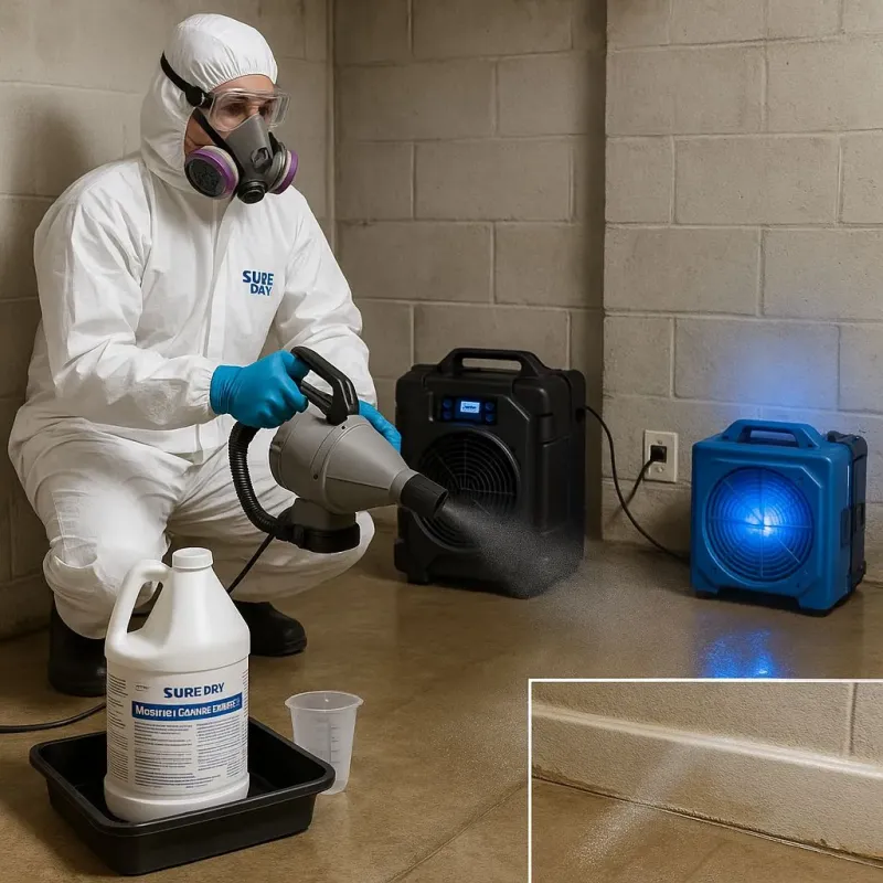 Sanitization and Odor Removal process in Redmond, WA